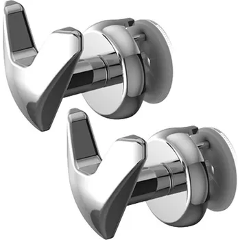 Držák na ručník BPS-koupelny VIP PLUS Věšák ručníků na koupelnové radiátory, chrom