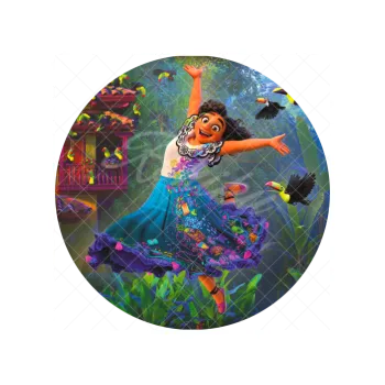 Jedlá dekorace na dort ENCANTO jásot, VARIANTA Jedlý papír 1562