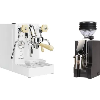 Kávovar Lelit Mara PL62X V2, white + Eureka Mignon Zero, CR black