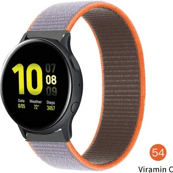 Příslušenství k chytrým hodinkám Nylonový Pásek Na Hodinky 20 Mm - Řemínek Varianta: Vitamin C 54