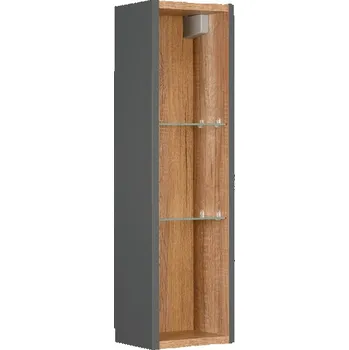 Koupelnový nábytek BPS-koupelny Horní policový díl pro Zrcadlové skříňky Amanda A HP 20, antracit