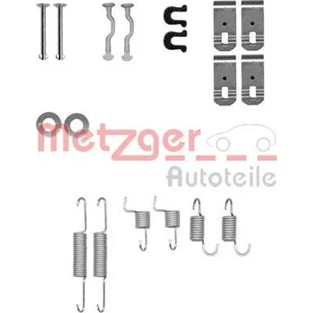 Brzdová čelist Sada příslušenství, parkovací brzdové čelisti METZGER AUTOTEILE 105-0028