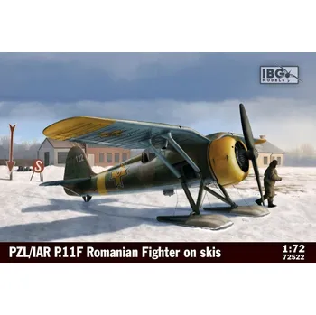 Plastikový model 1/72 PZL/IAR P.11F Romanian Fighter on skis