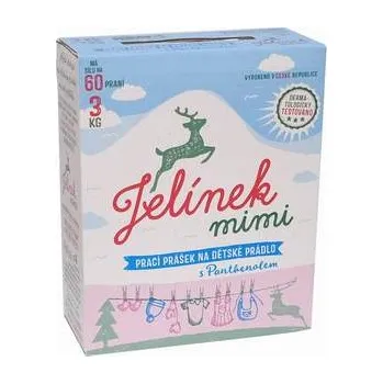 Prací prášek Jelen prací prášek na dětské prádlo 3kg mimi s pantenolem