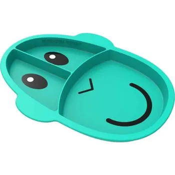 dětská jídelní sada MATCHSTICK MONKEY Dělený talíř Green