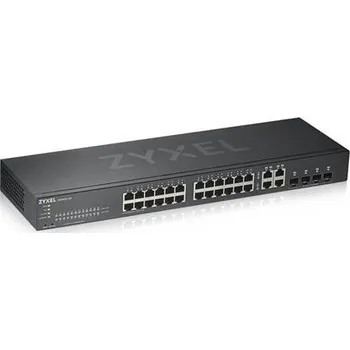 Síťový prvek Switch ZyXEL GS1920-24V2 webmanaged, 24x GLAN 4x SFP combo