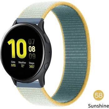 Příslušenství k chytrým hodinkám Nylonový Pásek Na Hodinky 20 Mm - Řemínek Varianta: Sunshine 58