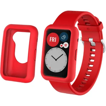Příslušenství k chytrým hodinkám Luxusní Set Na Hodinky Pro Huawei Watch Fit Barva: Červená