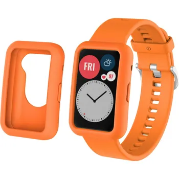 Příslušenství k chytrým hodinkám Luxusní Set Na Hodinky Pro Huawei Watch Fit Barva: Oranžová