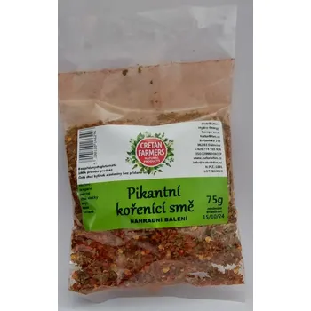 Koření CRETAN FARMERS Kořenící směs Pikantní eko balení 75 g