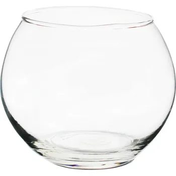 Svícen Svícen koule sklo pr.9,9V8cm čirá (622775)