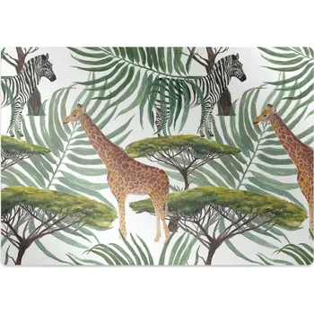 Podložka pod nábytek Podložka pod kancelářskou židli zvířata savana