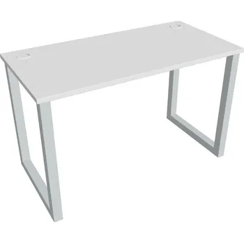 Kancelářský vozík HOBIS kancelářský stůl rovný - UE O 1200, hloubka 60 cm, bílá + doprava zdarma