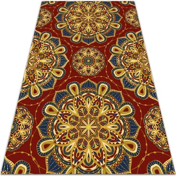 Koberec Vnitřní vinylový koberec Zlaté vzory