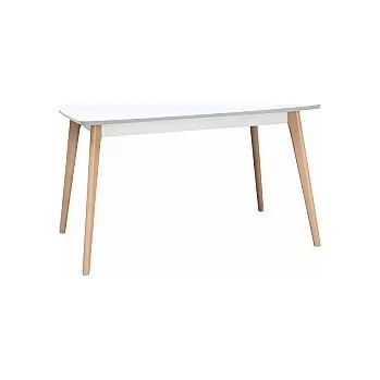 Jídelní stůl Jídelní stůl EMILIO - pevný buk/bílá 85x85 cm