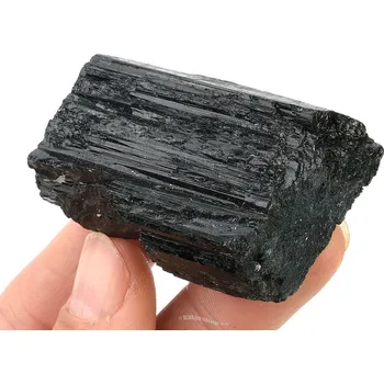 Přírodní kámen Turmalín skoryl surový krystal (Madagaskar) 76g