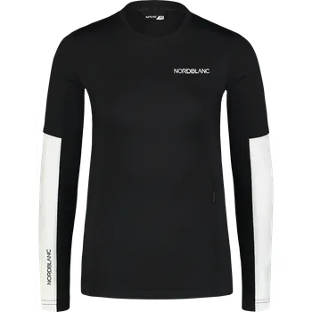 Dámské tričko Dámské funkční triko NORDBLANC VIVACIOUS NBSFL7648 CRYSTAL ČERNÁ 34