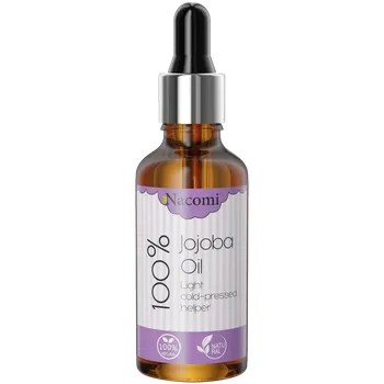 Pleťový krém Nacomi Jojoba Oil pleťový, tělový a vlasový jojobový olej pro suchou, smíšenou a aknózní pleť, 50 ml