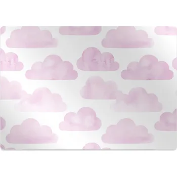 Podložka pod nábytek Podložka pod kancelářskou židli růžové obláčky
