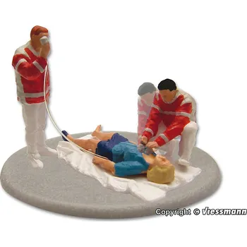 Modelová železnice VIESSMANN 1540 H0 Záchranáři s pohybem VI15400