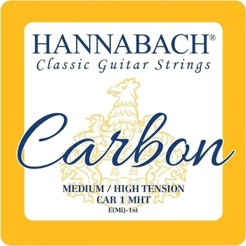Struna pro kytaru a smyčcový nástroj Hannabach Struna pro klasickou kytaru CARBON Medium / High Tension DiskantE1 CAR1MHT 5932