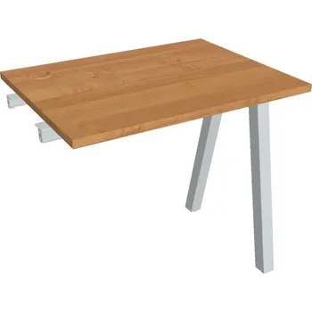 Kancelářský vozík HOBIS přídavný stůl rovný - UE A 800 R, hloubka 60 cm, olše + doprava zdarma