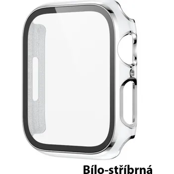 Luxusní Obal Na Apple Watch Serie 7 / 8 - 41 Mm Barva: Bílo-Stříbrná