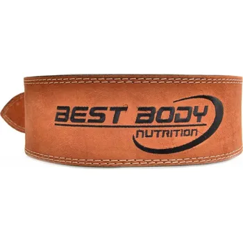 Opasek Best Body nutrition Opasek powerlifting naturální hnědý B kvalita (vel. L nebo XL) - velikost L