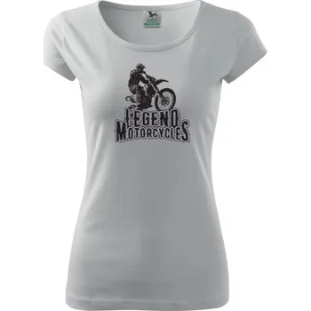 Dámské tričko Dámské Triko s moto motivem 195 Motocross