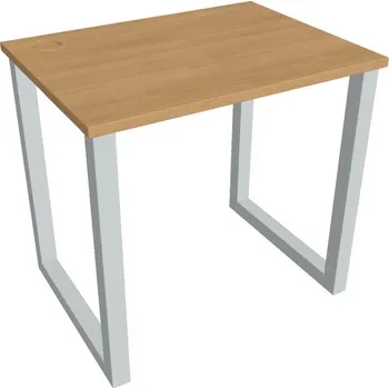 Kancelářský vozík HOBIS kancelářský stůl rovný - UE O 800, hloubka 60 cm, dub + doprava zdarma