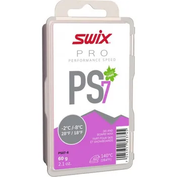 Lyžařský vosk SWIX PS7 fialový - 60g (PARAFÍN FLUOR FREE SWIX PS7 fialový - 60g)