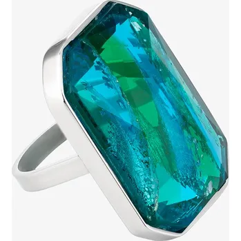 Prsten Preciosa Prsten z chirurgické oceli Ocean s českým křišťálem Preciosa, emerald Velikost prstenu: 53 (průměr 16,9 mm, obvod 52 až 54 mm)