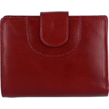 Elegantní kožená peněženka tmavě červená - Tomas Pilia červená
