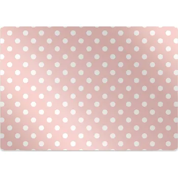 Podložka pod nábytek Podložka pod židli bílé tečky