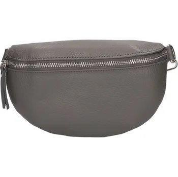 Ledvinka Dámská kožená ledvinka Italia Laura - šedá