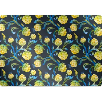 Podložka pod nábytek Ochranná podložka pod židli artyčok květiny