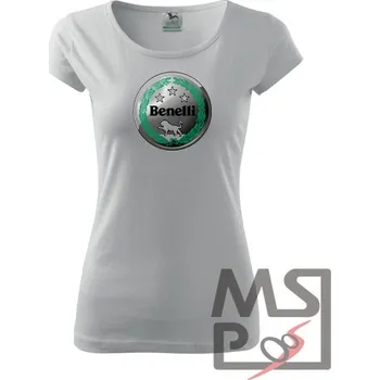 Dámské tričko Dámské Triko s moto motivem 53 Benelli