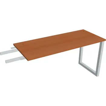 Kancelářský vozík HOBIS přídavný stůl do úhlu - UE O 1400 RU, hloubka 60 cm, třešeň + doprava zdarma