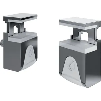 Držák na polici Italiana ferramenta Skleněný policový držák MODERNO / Nikl