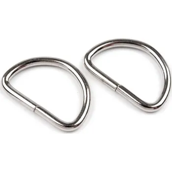 Polokroužek šíře 30 mm na koženou galanterii POL, barva nikl