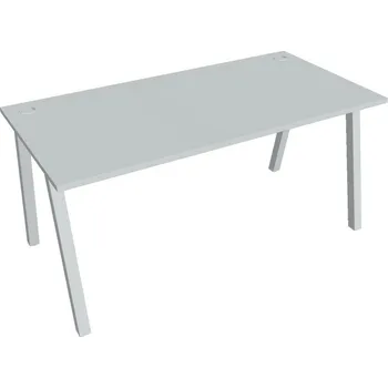 Kancelářský vozík HOBIS kancelářský stůl rovný - US A 1600, šedá + doprava zdarma