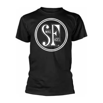 Merch Small Faces: Tričko Logo Small Faces (black/white) M 2022