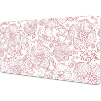 Stolní podložka Velká ochranná podložka na stůl Květiny obrys