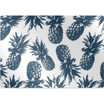 Podložka pod nábytek Podložka pod kancelářskou židli šedé ananasy