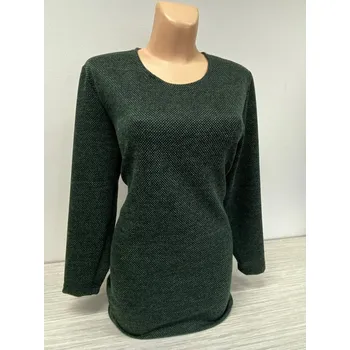 Dámský svetr Pulovr ve třech barvách MILA, Barva Tmavě modrá, Velikost XL 44, Materiál 98% Polyester 2% Lycra