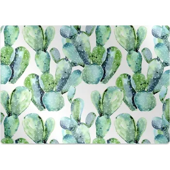 Podložka pod nábytek Podložka pod kolečkovou židli akvarel kaktusu