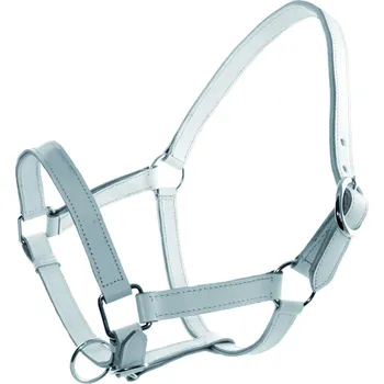 Derby Ohlávka kožená Derby, bílá PONY