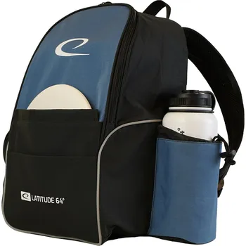 Latitude 64º Base Backpack - Černo-modrá/Black-blue (discgolf) (Menší batoh na cca 17-19 disků)