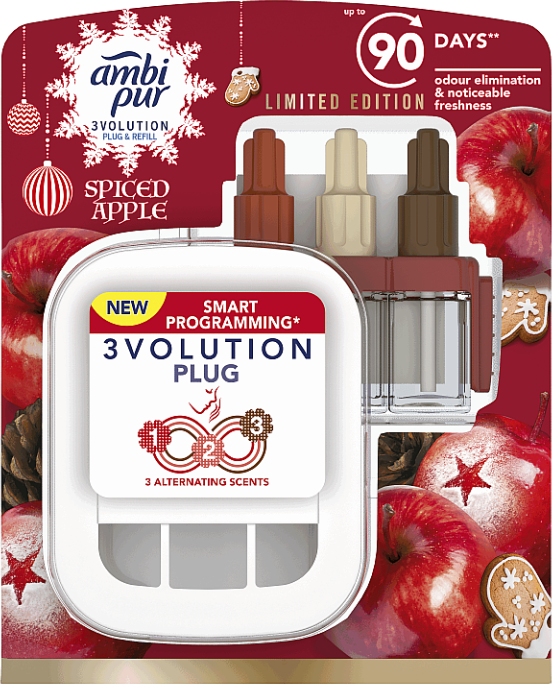 Ambi Pur 3 Volution elektrický strojček Spiced Apple 20ml