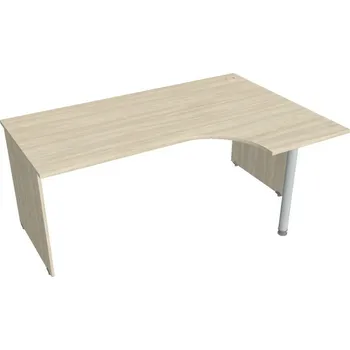 Kancelářský vozík HOBIS stůl pracovní, sestava levá - GE 1800 60 L, akát + doprava zdarma